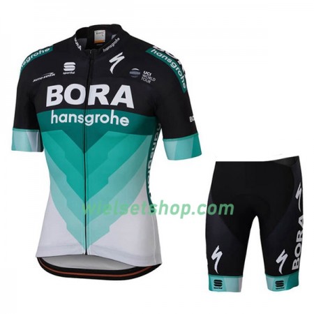 Fietskleding (Fietsshirt + Fietsbroek Kort) 2018 Bora-Hansgrohe N001